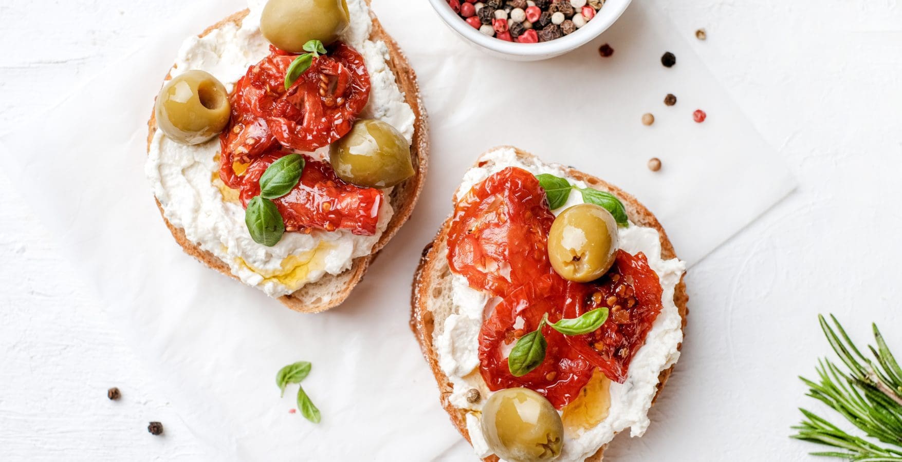 Bruschetta with Tomatoes and Kalamata Olives Chefs Club Kitchen